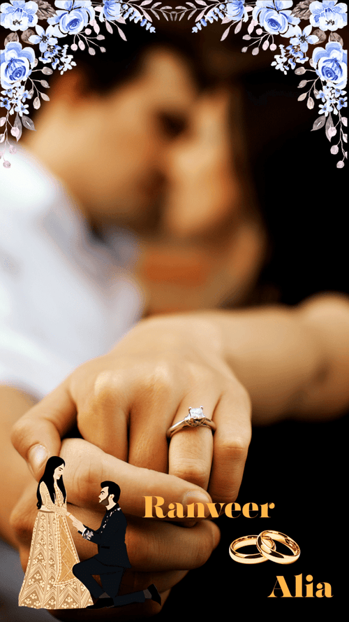 Custom Engagement Snapchat Filter – Personalized Indian Wedding Engagement Filter - My Store