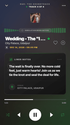 Love Wrapped – The Interactive Music Player Wedding Invitation - My Store