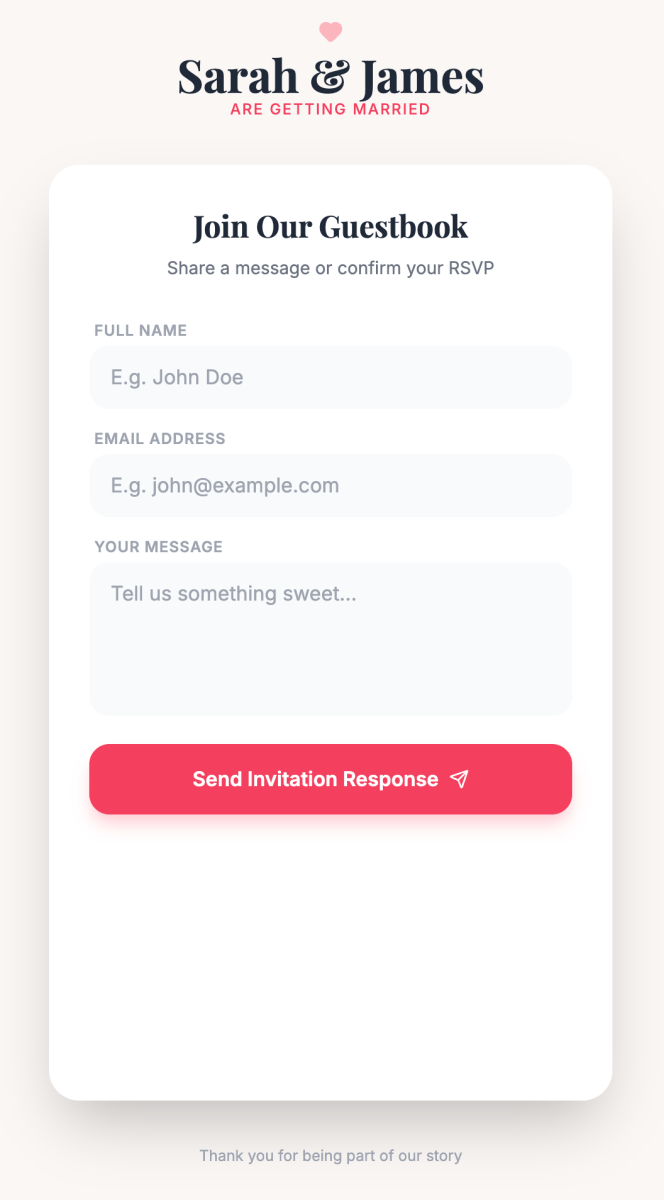 The "It’s a Match!" – Tinder - Style Interactive Wedding Invitation - My Store